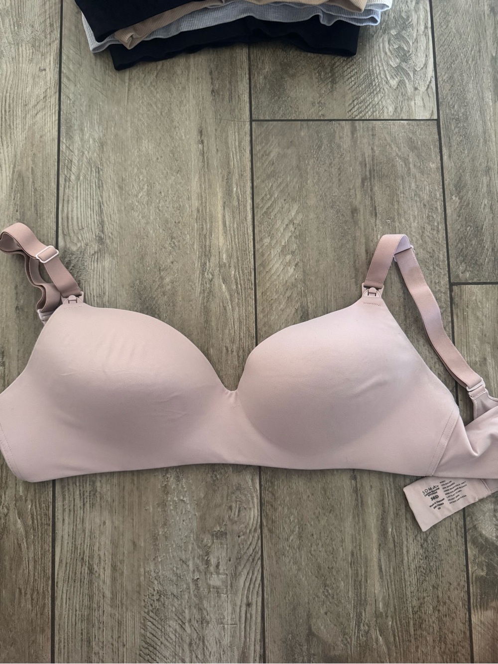 Soma Light Pink Seamless Nursing bra 36 D